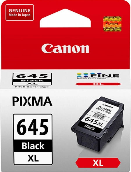 Genuine Canon PG645XL High Capacity Black Ink Cartridge 400 Prints
