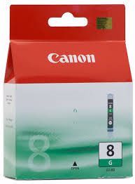 Genuine Canon CLI8G Green Ink Cartridge 52 Print