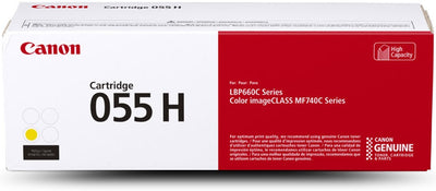 Genuine Canon CART-055HY Yellow High Yield Toner Cartridge - 5,900 page