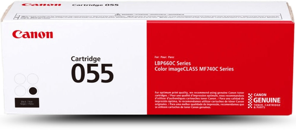 Genuine Canon CART-055B Black Toner Cartridge - 2,300 page