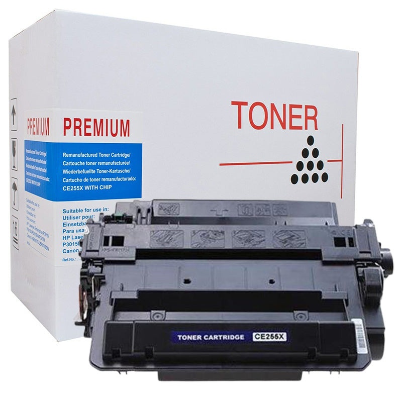 White Box Premium HP 55X CE255X Toner Cartridge 12,000 Page