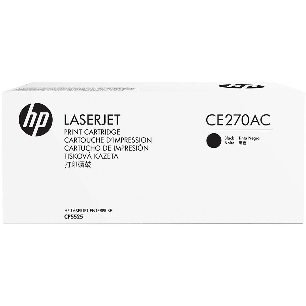 Genuine HP 650A CE270AC black contract toner cartridge 13,500 Page