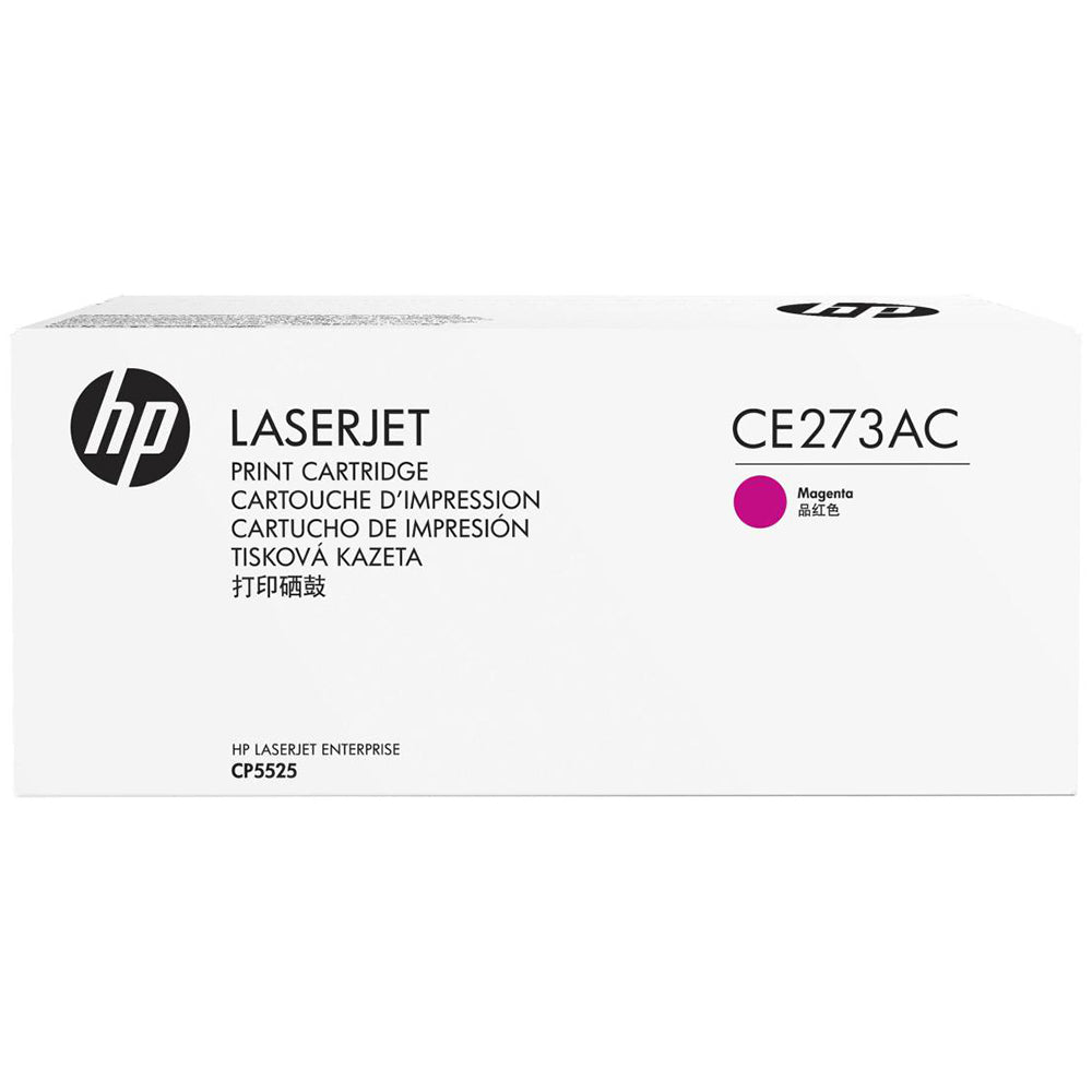 Genuine HP 650A CE273AC magenta white contract Toner Cartridge 15,000 Print