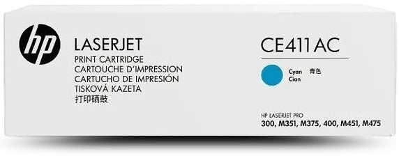 Genuine HP 305A CE411AC Cyan Contract Toner Cartridge 2,600 Print