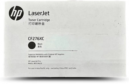 Genuine HP 76XC CF276XC Toner Cartridge 18,000 Pages Extra High Capacity Contract Box