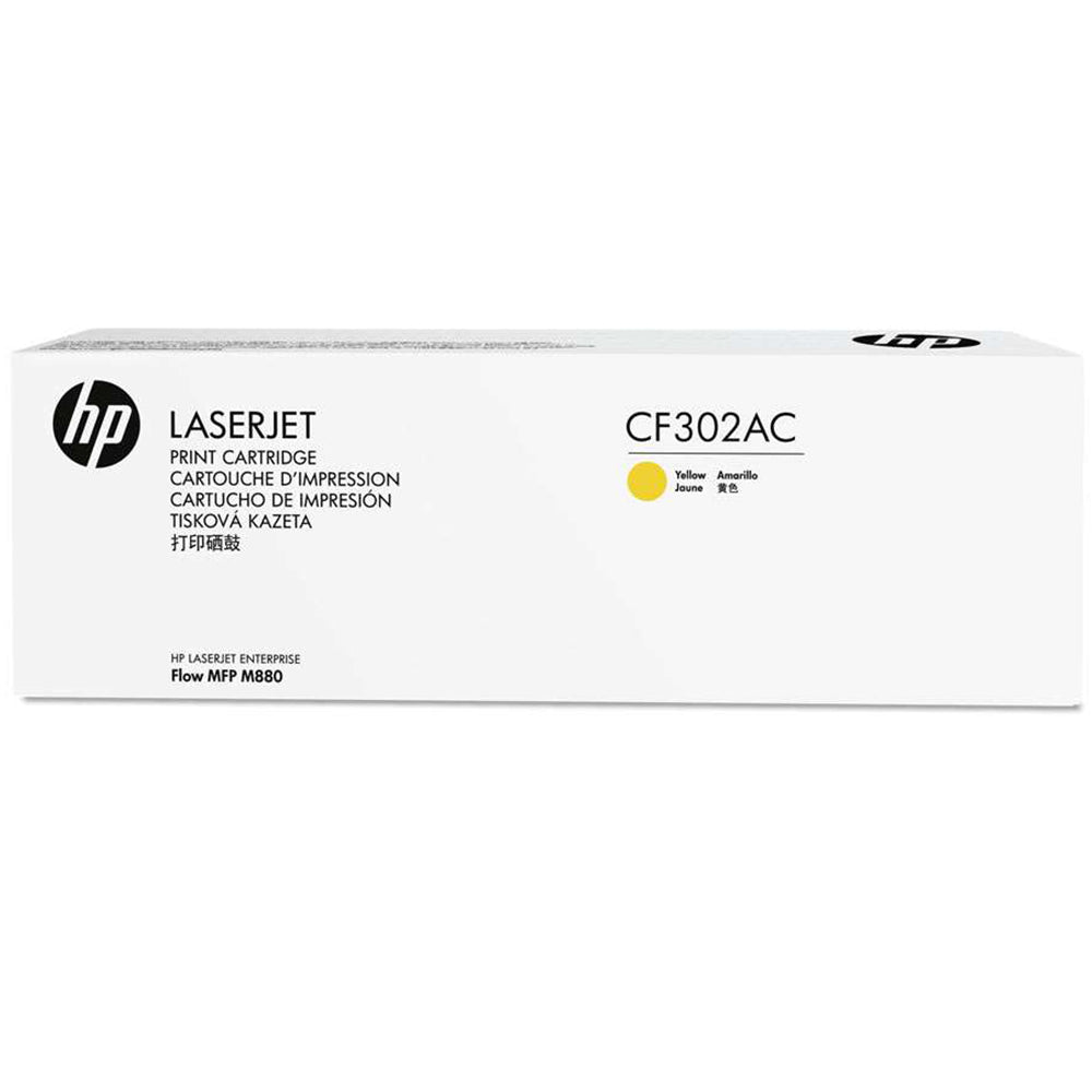 Genuine HP 827A CF302AC Yellow Contract Toner Cartridge 32,000 Print