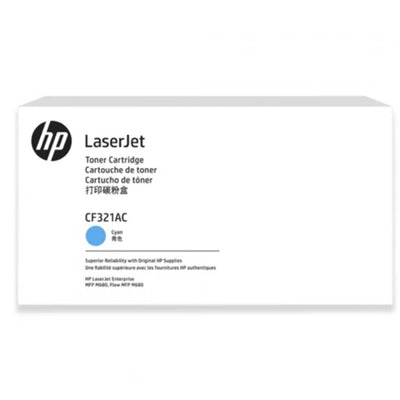 Genuine HP 653A CF321AC Cyan ContractToner Cartrid0.00ge 16,500 Prints