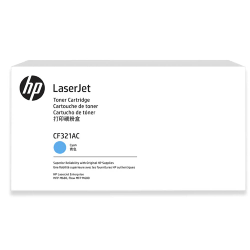 Genuine HP 653A CF321AC Cyan ContractToner Cartrid0.00ge 16,500 Print