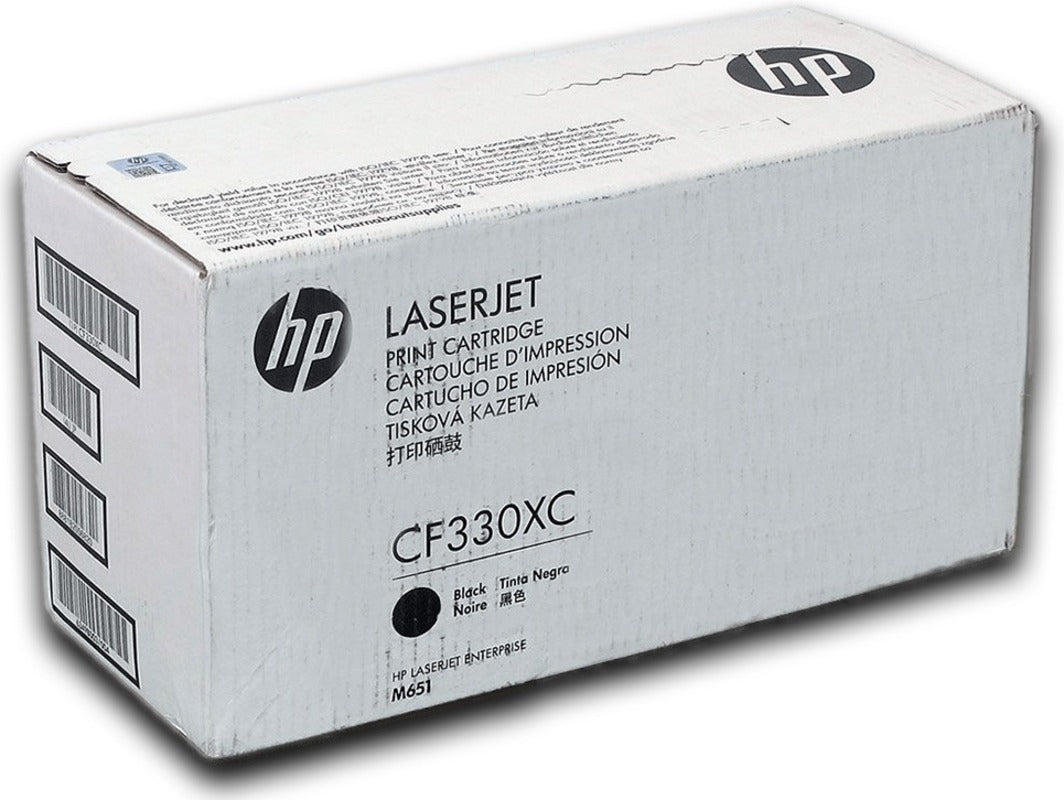 Genuine HP 654X CF330XC Black Contract Toner Cartridge 20,500 Print