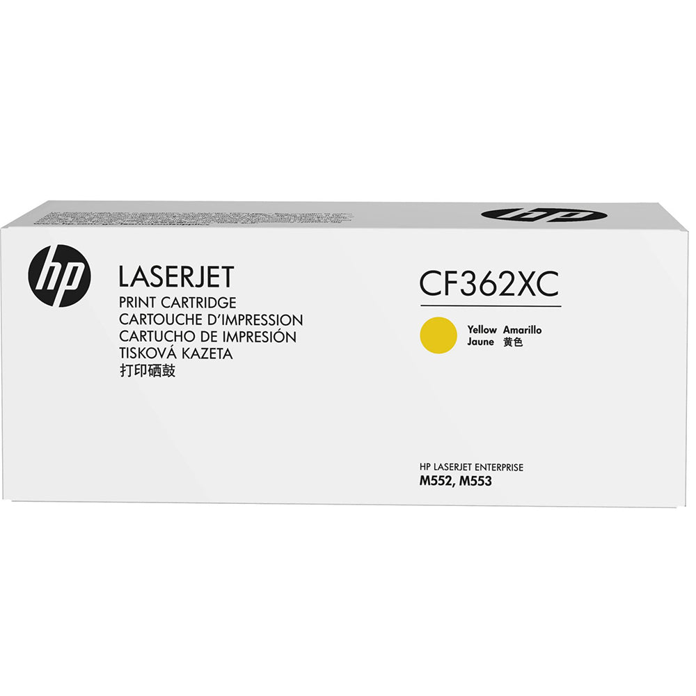 Genuine HP 508X CF362XC Yellow Contract Toner Cartridge 9,500 Print