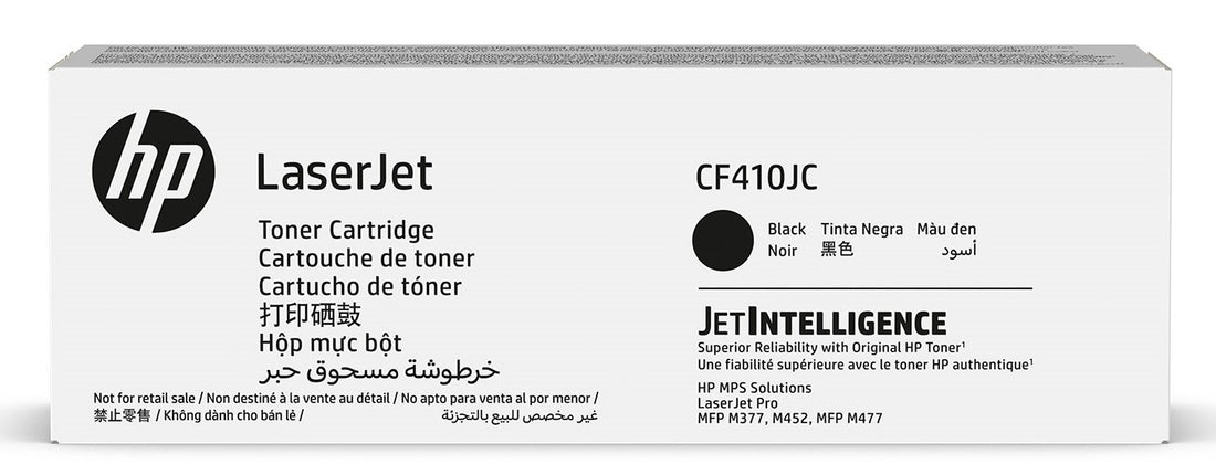 Genuine HP 410J CF410JC Black Contract Toner Cartridge 7,600 Page