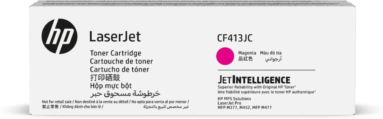 Genuine HP 410J CF413JC Magenta Contract Toner Cartridge 5,000 Print