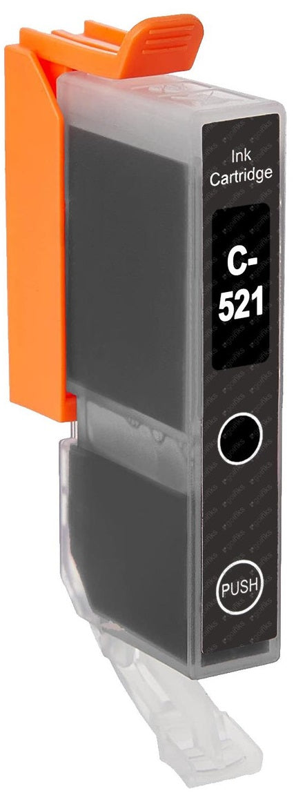 Canon CLI521BK Compatible Black Ink 1,250 Page