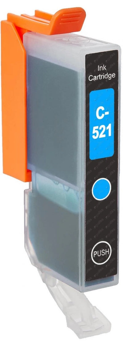 Canon CLI521C Compatible Cyan Ink Cartridge 448 Prints