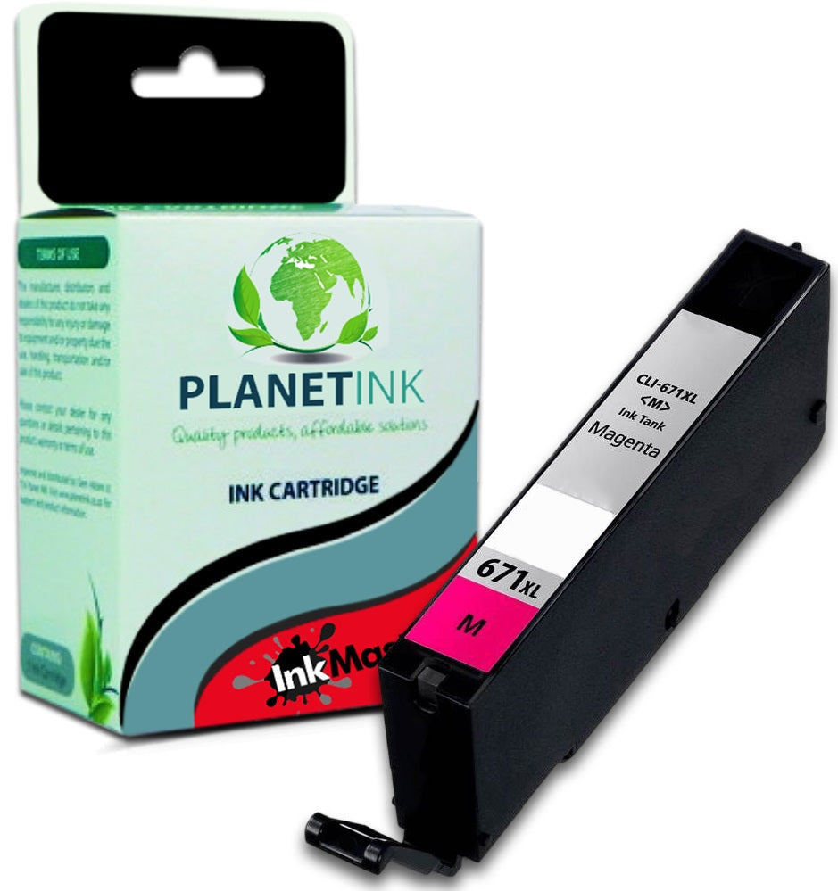 Canon CLI671XLM Magenta Compatible Ink Cartridge 680 Print
