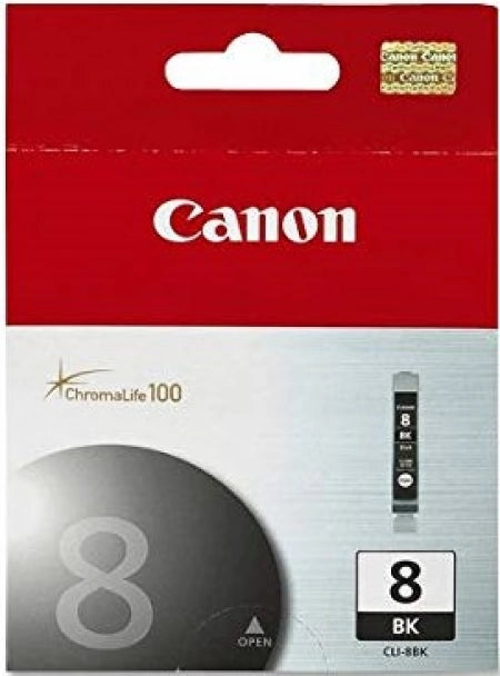Genuine Canon CLI8BK Black Ink Cartridge 65 Prints