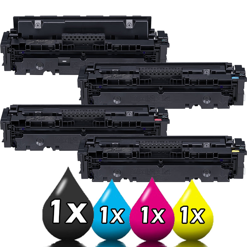 4-Pack Canon CART046 CMYK Compatible Toner Cartridge