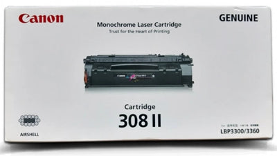 Genuine Canon CART308II Black Toner Cartridge 6,000 Prints