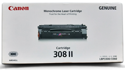 Genuine Canon CART308II Black Toner Cartridge 6,000 Print