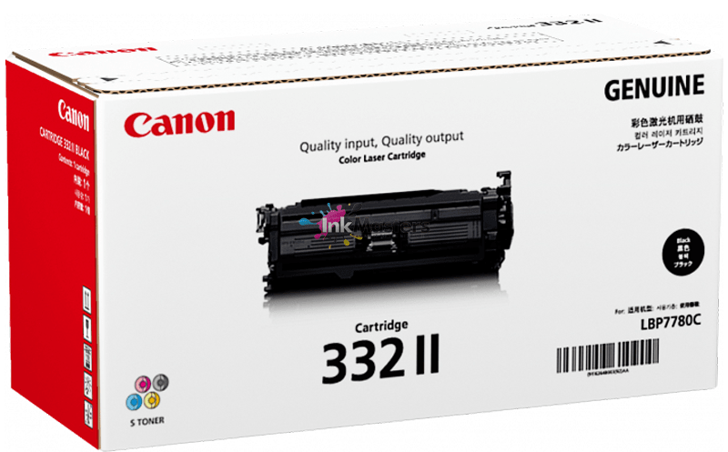 Canon CART332BKII Black Genuine Toner Cartridge 12,000 Print