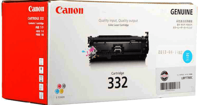 Canon CART332C Cyan Genuine Toner Cartridge 6,400 Print