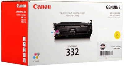 Canon CART332Y Yellow Genuine Toner Cartridge 6,400 Prints