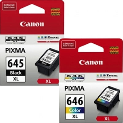 Genuine 2-Pack Canon PG645XL & CL646XL Colour Ink Cartridges