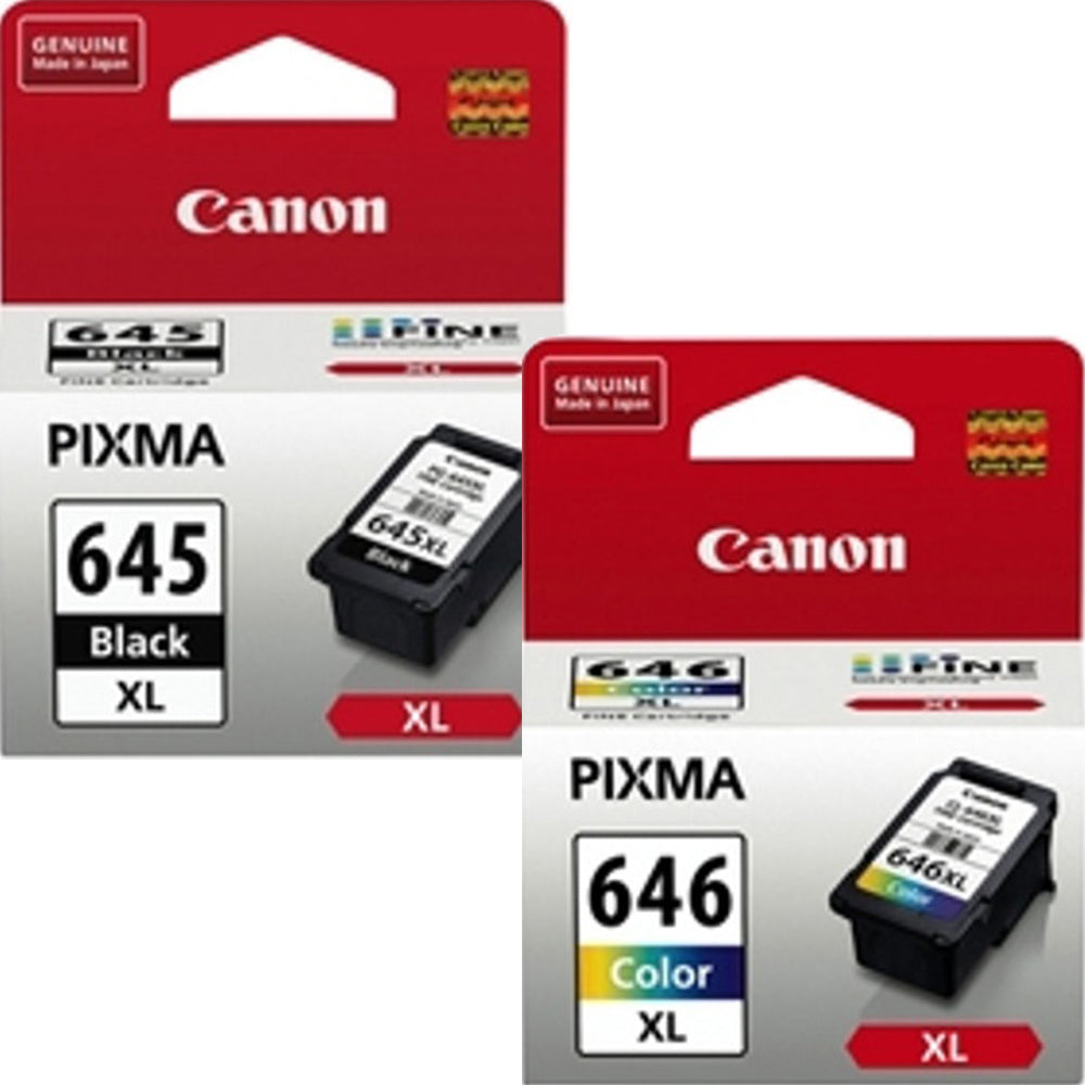 Genuine 2-Pack Canon PG645XL & CL646XL Colour Ink Cartridge