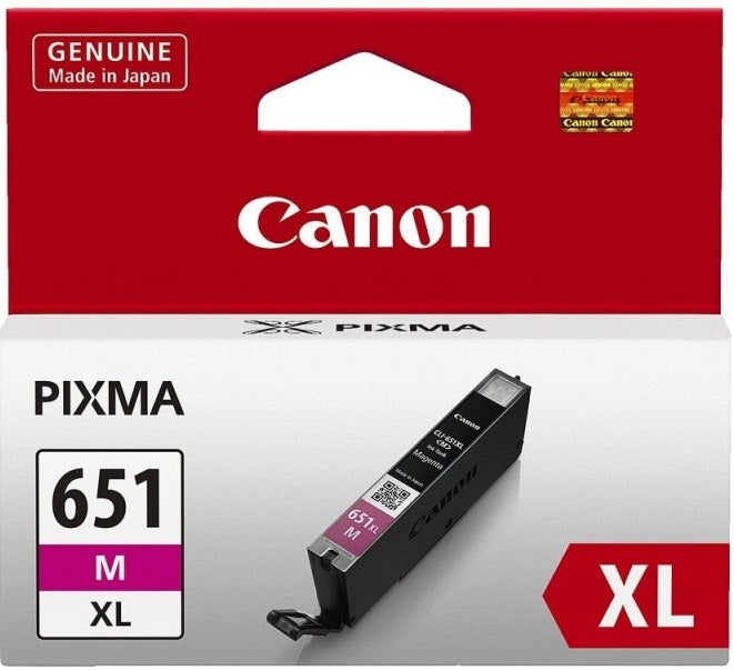 Genuine Canon CLI651XLM Magenta Ink Cartridge 680 Print