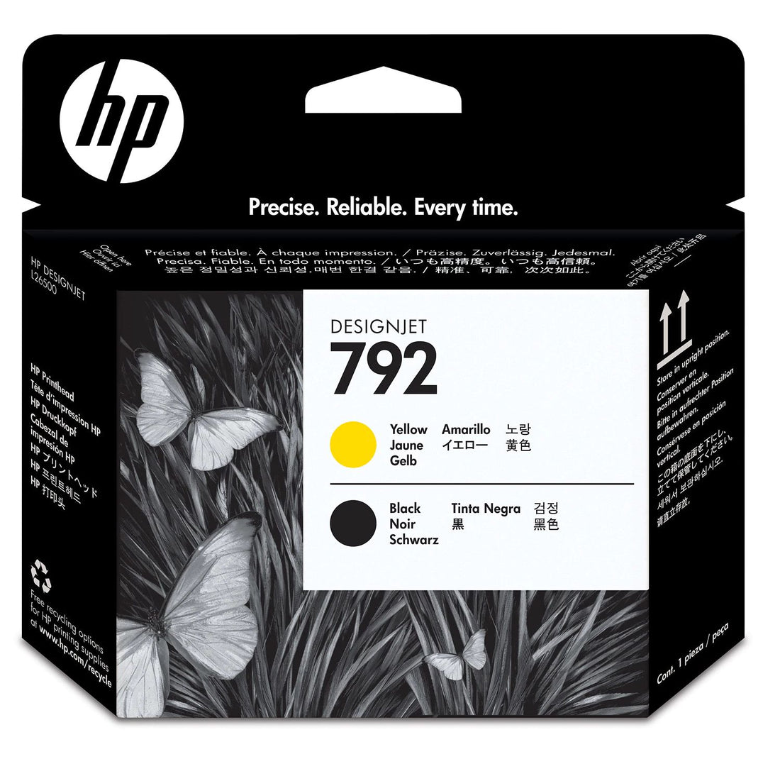 Genuine HP 792 Yellow/Black Latex Printhead CN702A