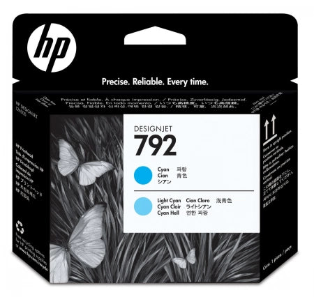 Genuine HP 792 Cyan/Light Cyan Latex Printhead CN703A