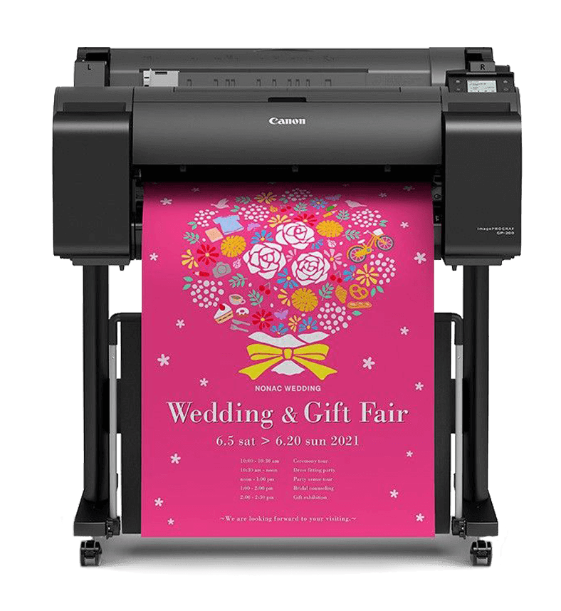 Canon imagePROGRAF GP-200 A1 24" Large Format Printer With Stand