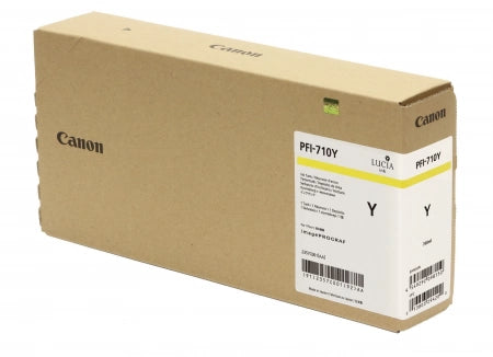 Genuine Canon PFI-710 Yellow Ink Cartridge 700ml