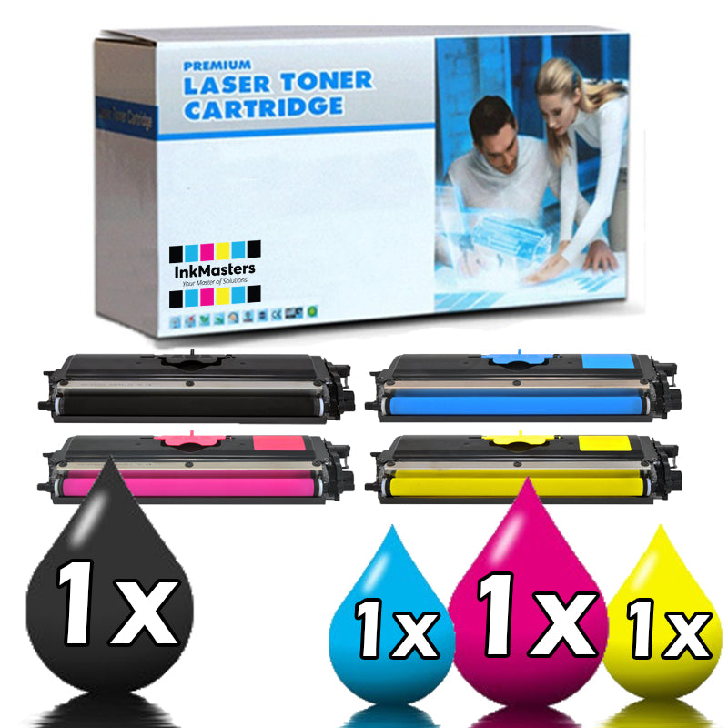 4 Pack Brother TN348 HY Toner Cartridges Compatible 1BK+1C+1M+1Y
