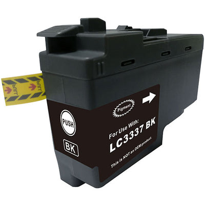 Brother LC3337BK Compatible Black High Yield Ink Cartridge 3000 Page Yield