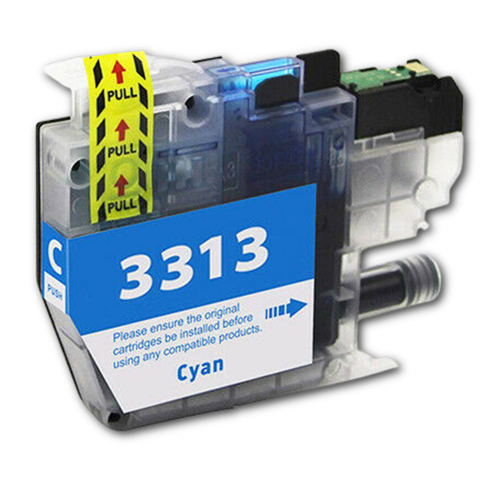 Brother LC3313C Cyan Compatible Ink Cartridge 400 Print Yield