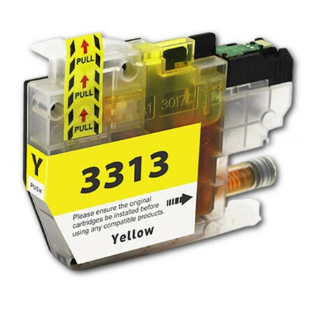 Brother LC3313Y Yellow Compatible Ink Cartridge 400 Print Yield