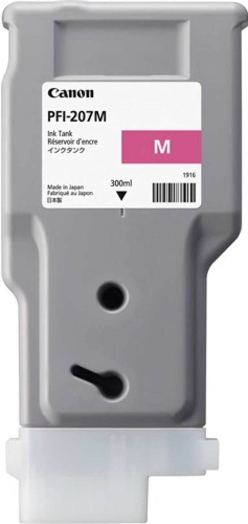 Genuine Canon PFI-207M Magenta Ink Cartridge 300-m