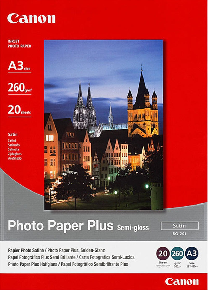 Canon A3 Semi Gloss Photopaper 20 Sheets/Pack