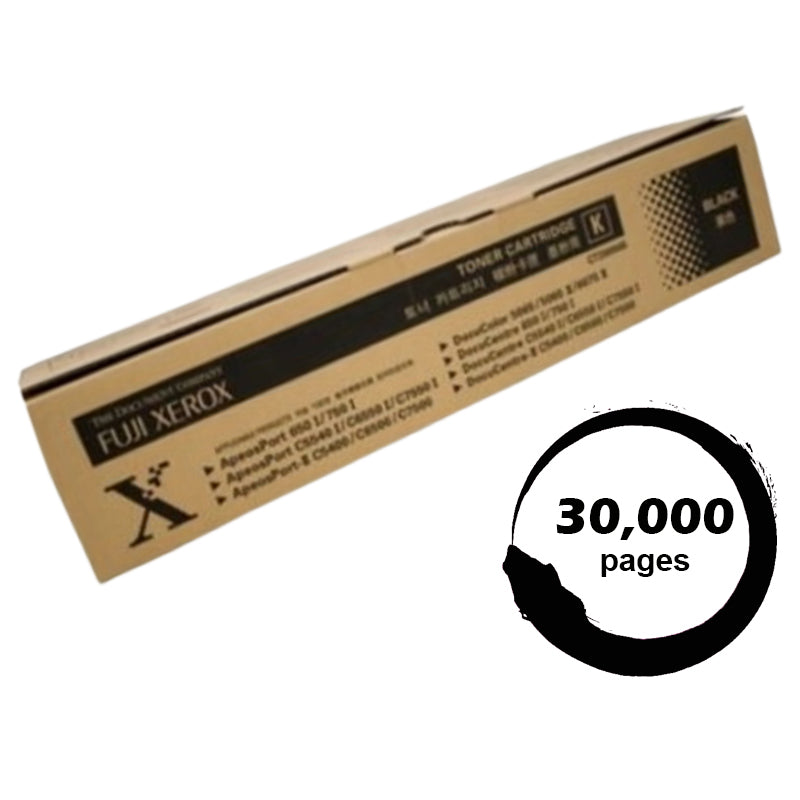 Genuine Fuji Xerox CT200568 Black Toner Cartridge 30,000 Pages C5500 5065 C5540 C6500 C7600