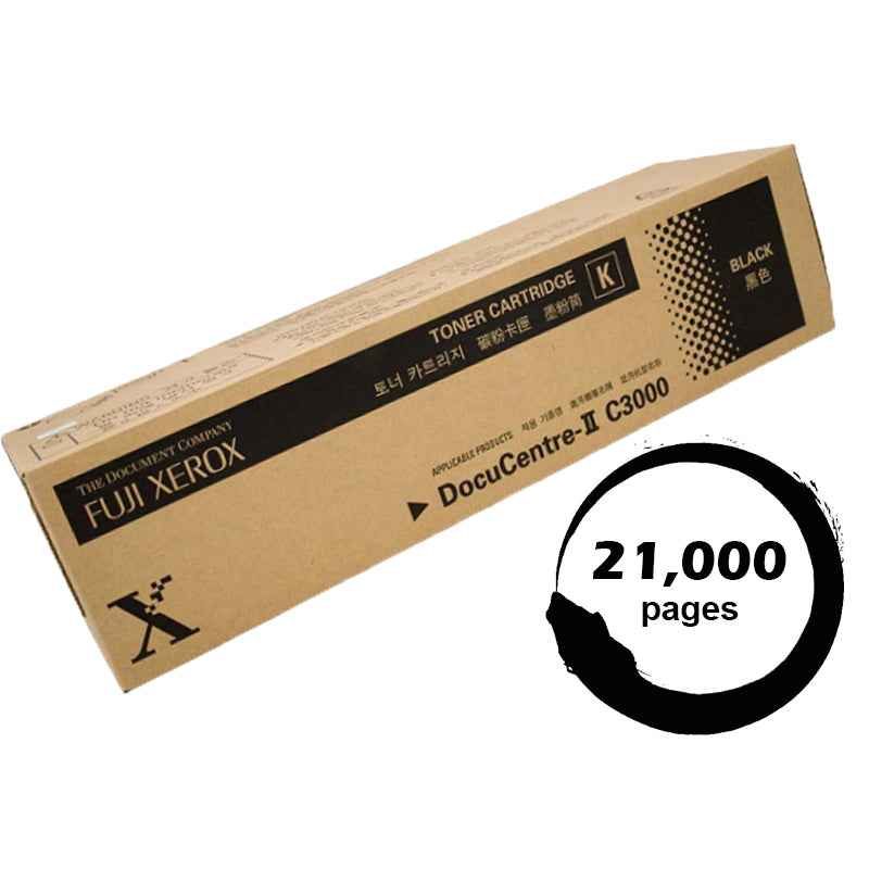 Genuine Fuji Xerox C3000 CT201197 Black Toner Cartridge 21,000 Print