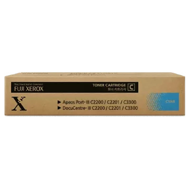 Genuine Fuji Xerox C2200 CT201214 Cyan Toner Cartridge 15,000 Print