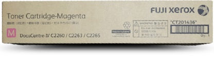 Genuine Fuji Xerox CT201436 Magenta Toner Cartridge 15,000 Pages For IV C2260 C2263 C2265