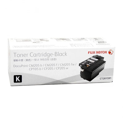 Genuine Fuji Xerox DocuPrint CP105B CT201591 Black Toner Cartridge 2,000 Prints
