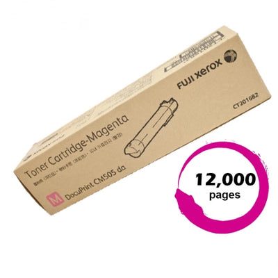 Genuine Fuji Xerox DocuPrint CM505DA CT201682 Magenta Toner Cartridge 12,000 Prints