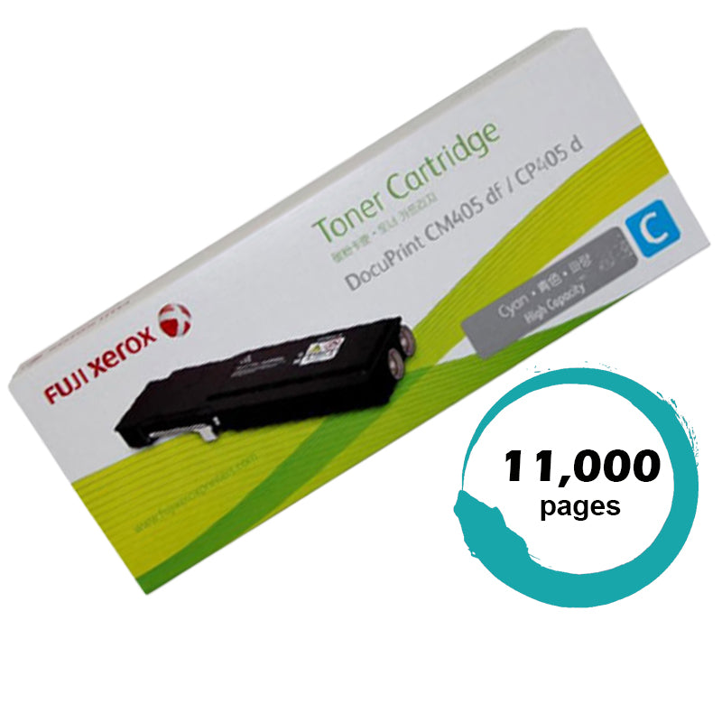 *SPECIAL!* Genuine Fuji Xerox CT202034 cyan toner cartridge for CM405DF CP405D 11,000 Print