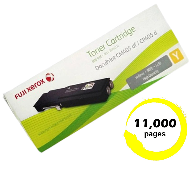 *SPECIAL!* Genuine Fuji Xerox CT202036 yellow toner for CM405DF CP405D 11,000 print