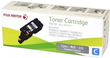Genuine Fuji Xerox CM205B CT202131 Cyan Toner Cartridge 700 Prints