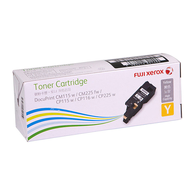 Genuine Fuji Xerox DocuPrint CP225W CT202267 Yellow Toner Cartridge 1,400 Print