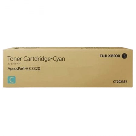 Genuine Fuji Xerox V C3320 CT202357 Cyan Toner Cartridge 11,000 Prints